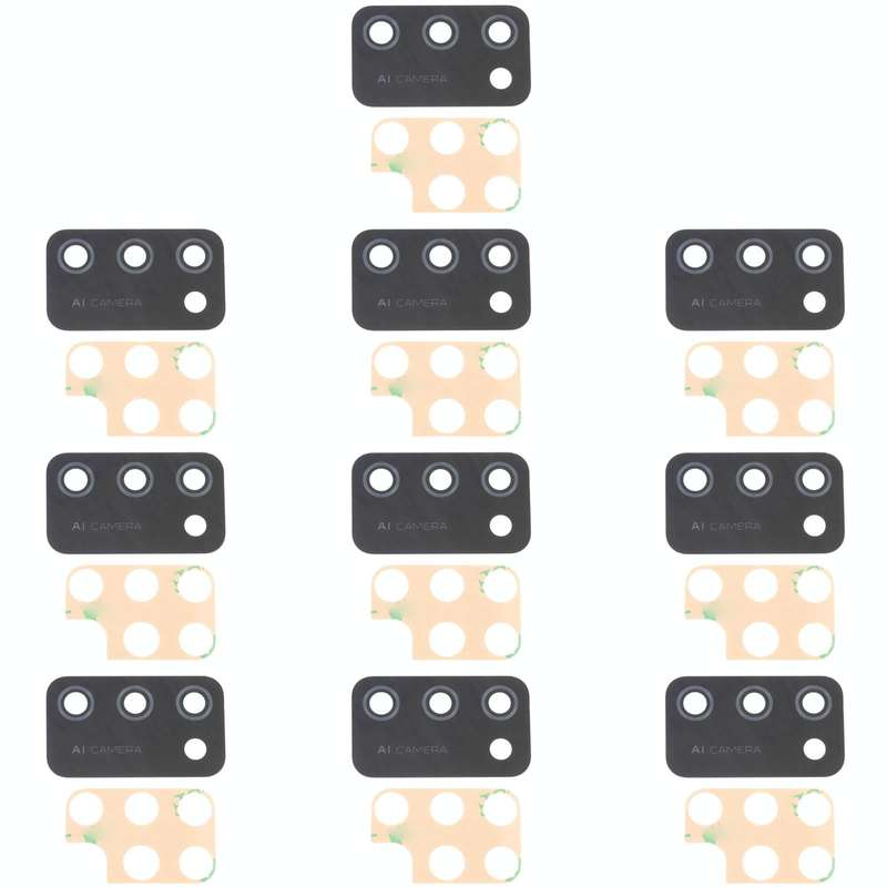 For Samsung Galaxy M02S SM-M025 10pcs Back Camera Lens