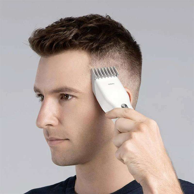 Original Xiaomi Enchen Boost Intelligent Fast Charging Electric Hair Trimmer Haircut Machine (White)