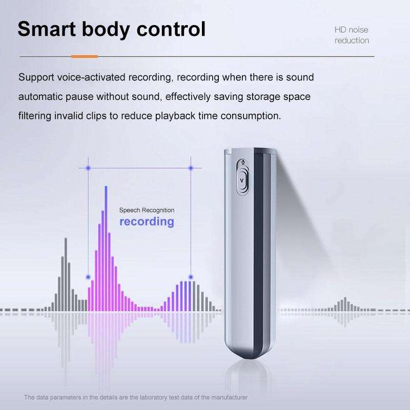 JNN Q72 HD Noise Reduction Long Standby Smart Voice Recorder Recording Device, Capacity:32GB (Black)
