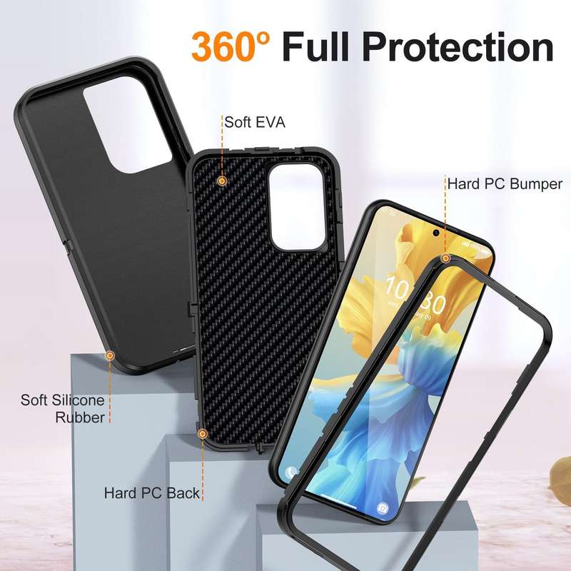 For Samsung Galaxy A54 Life Waterproof Rugged Phone Case(Black)