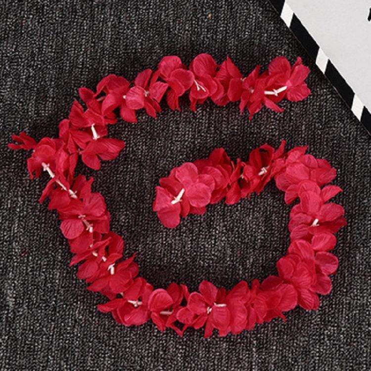 10 PCS 1M Simulation Orchids String Wedding Arrangement Flower Strip Stage Decoration Supplies(Ro...