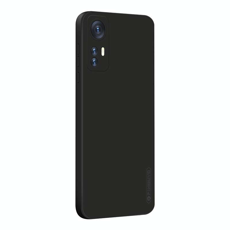 For Xiaomi 12 PINWUYO Liquid Silicone TPU Phone Case(Black)