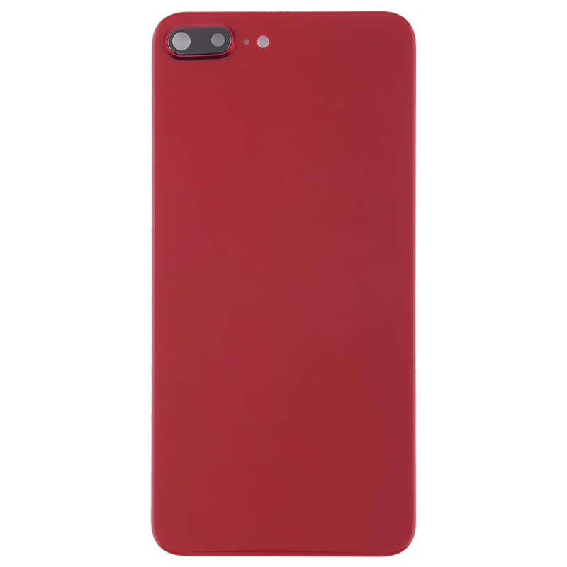 Back Cover with Adhesive for iPhone 8 Plus(Red)