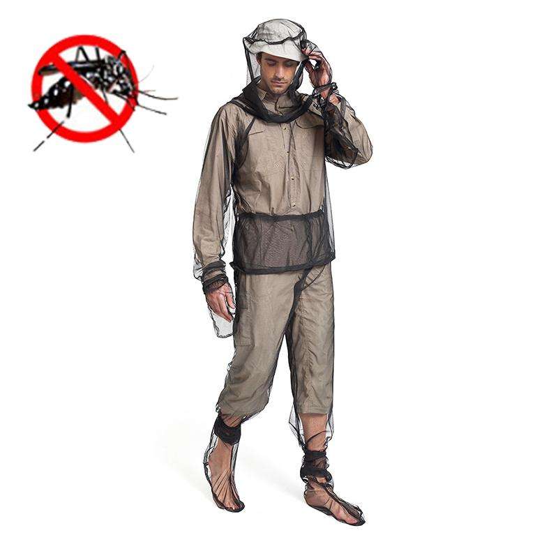 Camping Adventure Anti-Mosquito Suit Summer Fishing Breathable Mesh Clothes, Specification: Anti-...
