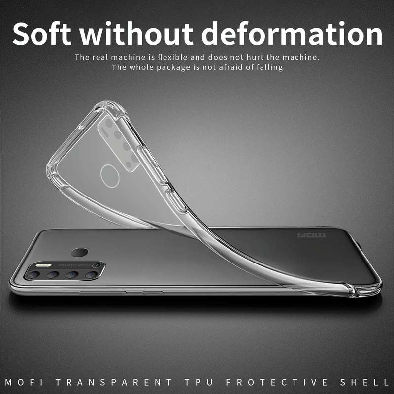 For Tecno Pouvoir Lc7 MOFI Ming Series Ultra-thin TPU Phone Case(Transparent)