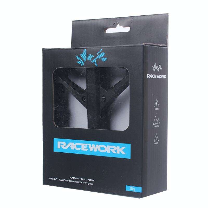 RACEWORK RK66 Mountain Bike Nylon Fiber Pedals(Green)
