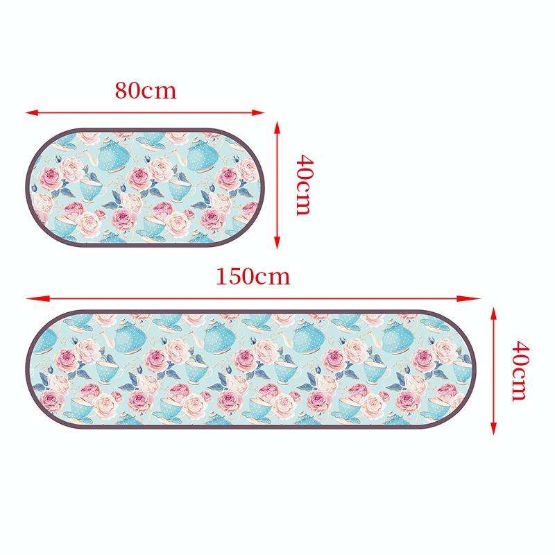 PVC Kitchen Non-Slip Floor Stickers Thickened Stickers Household Waterproof Floor Mats, Specifica...