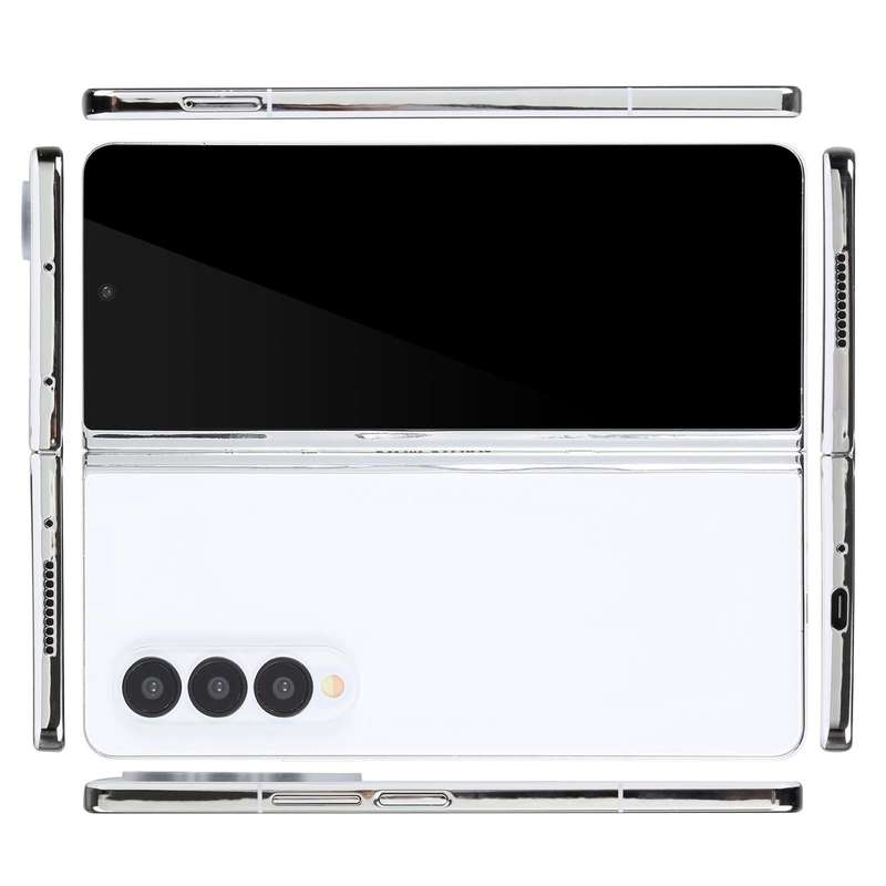 For Samsung Galaxy Z Fold4 Black Screen Non-Working Fake Dummy Display Model(White)