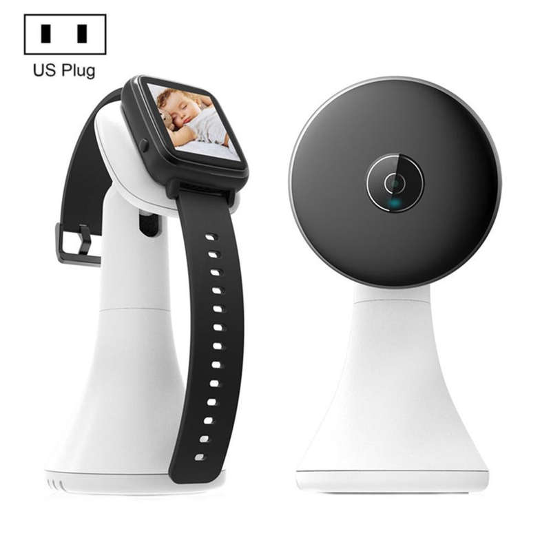 VB606 Smart Watch Style Baby Monitor Portable 2.4Ghz Wireless Video Baby Cry Alarm Mic Camera(US ...