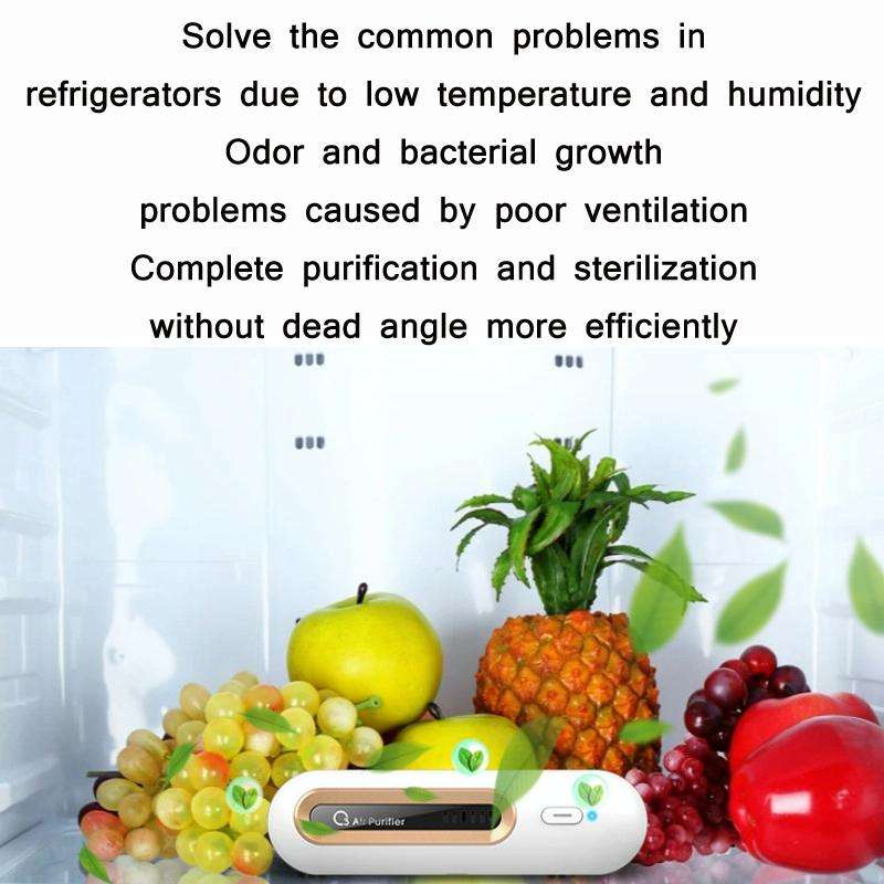 M9 Mini Ozone Sterilizer Home Refrigerator Deodorizer(White)