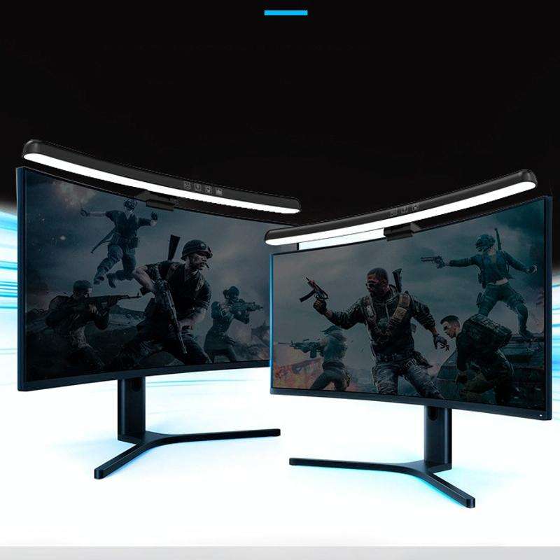 Laptop Curved Screen Hanging Lamp Computer Desk Light With RGB Backlight