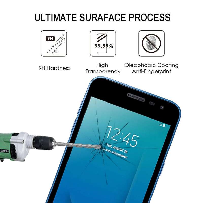 For Samsung Galaxy J2 Core 2020 25 PCS Full Glue Full Screen Tempered Glass Film