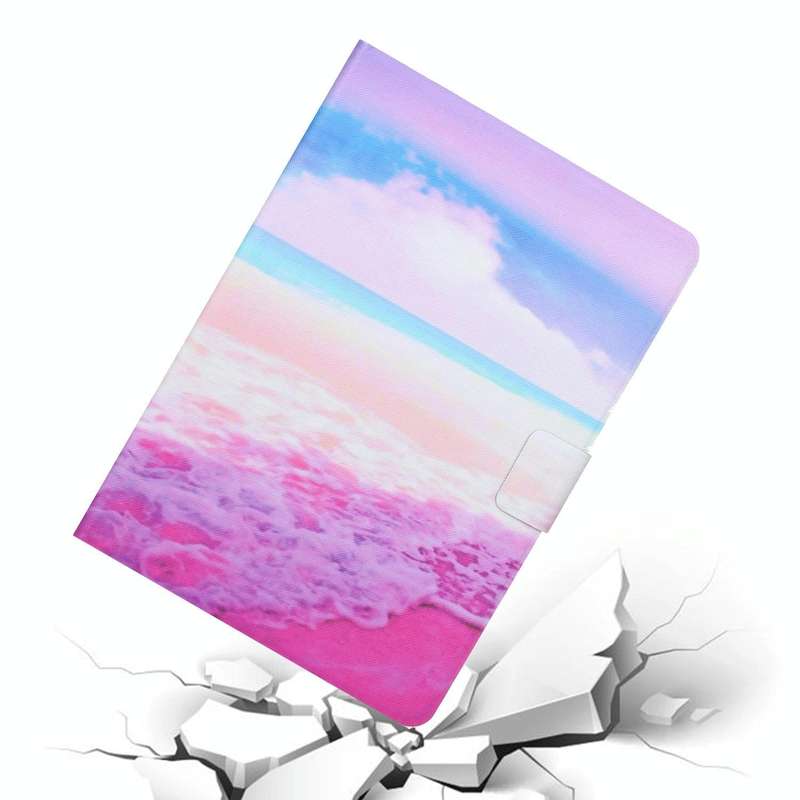 For Lenovo Tab M10 3rd Gen Voltage Coloured Drawing Smart Leather Tablet Case(Marble)