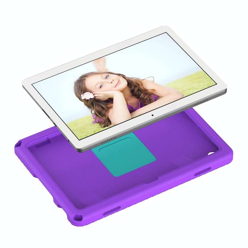 For Lenovo Tab M10 3rd Gen 10.1 TB-328 EVA Hard PC Shockproof Tablet Case(Purple)