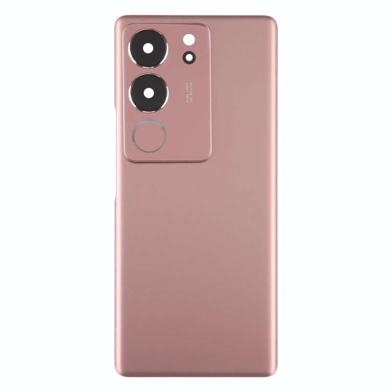 For vivo V29 Pro Original Battery Back Cover with Camera Lens Cover(Purple Red)