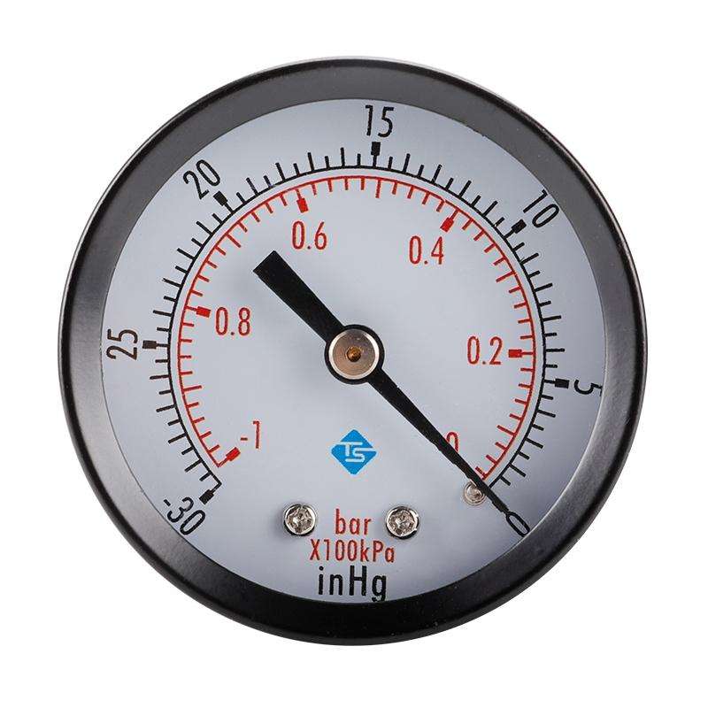 Double Scale Vacuum Mini Shockproof Pressure Gauge
