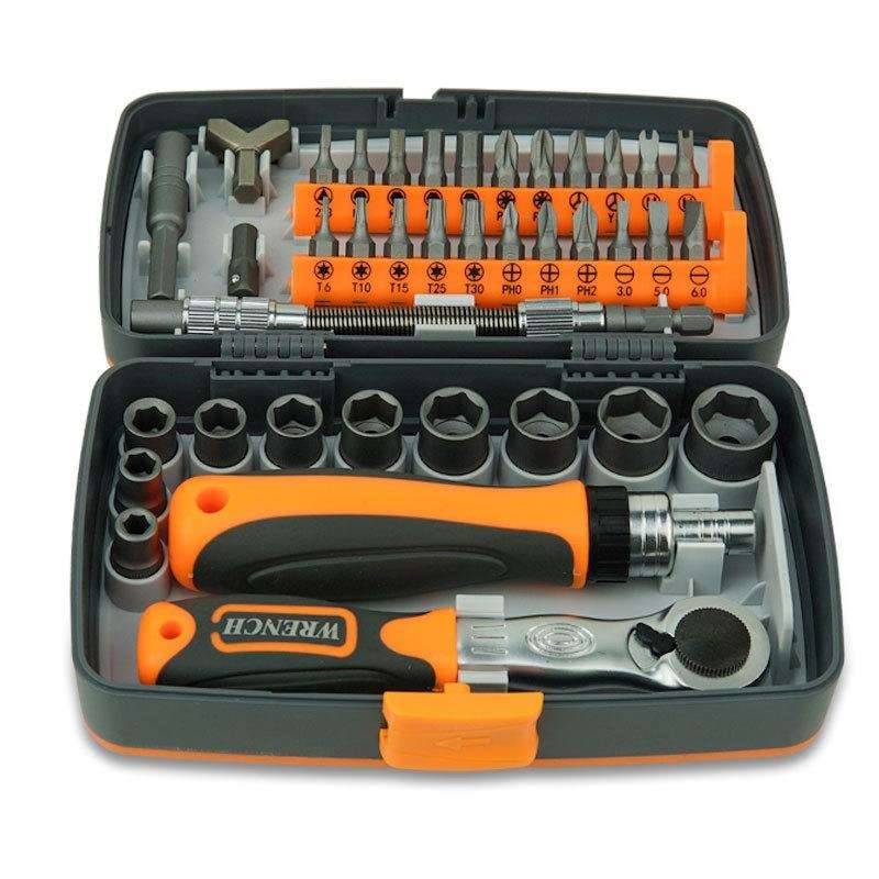 38 In 1 Labor-Saving Ratchet Multi-Purpose Screwdriver Set Household Hardware Tools Combination S...