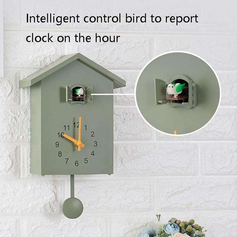 T60 Cuckoo Clock The Bird Reports On The Hour Clock, Colour: Orange Top
