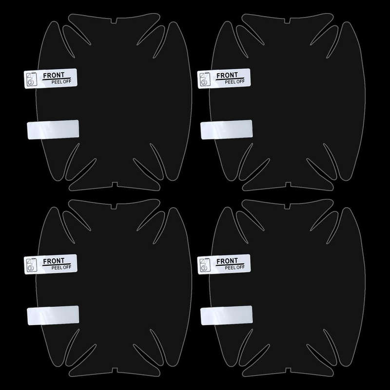 4 PCS Car Auto OPVC Door Bowl Handle Anti-scratch Protective Film for Audi