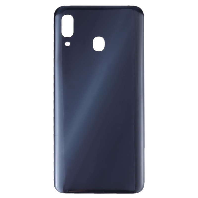 For Galaxy A30 SM-A305F/DS, A305FN/DS, A305G/DS, A305GN/DS Battery Back Cover (Black)