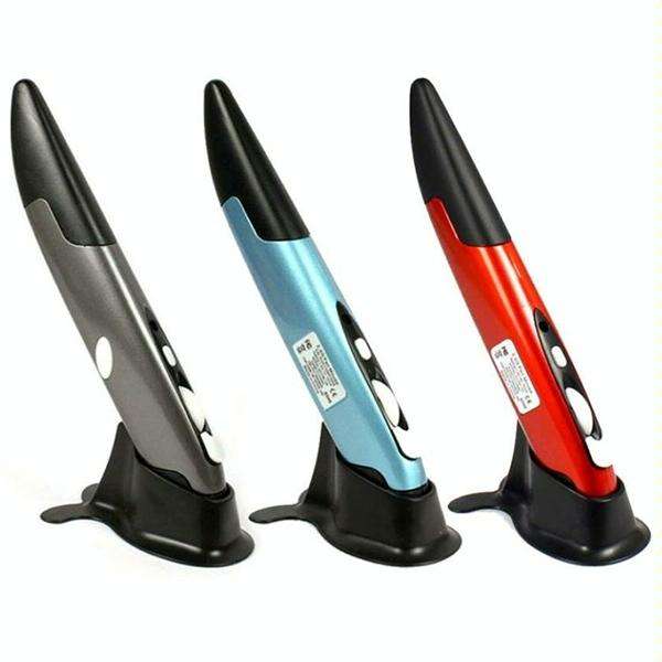 PR-03 2.4G USB Receiver Adjustable 1600 DPI Wireless Optical Pen Mouse for Computer PC Laptop Dra...