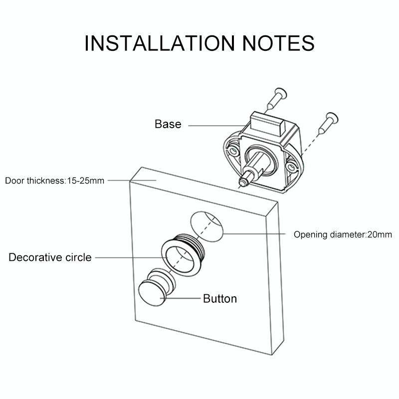 Press Type Drawer Cabinet Catch Latch Release Cupboard Door Stop Drawer Cabinet Locker for RV / Y...