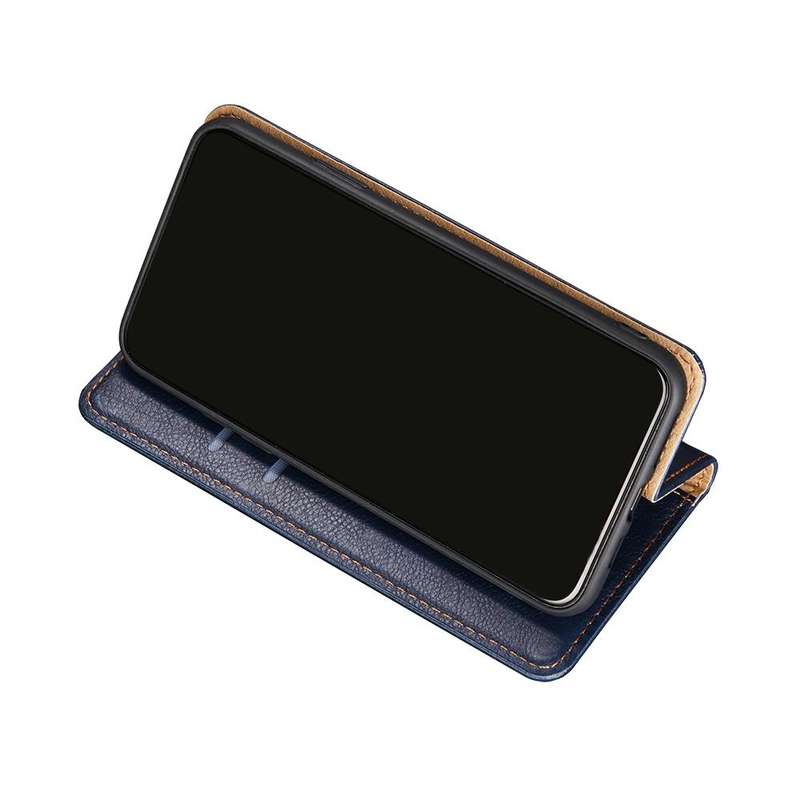 For iPhone 11 Pro Max PU + TPU Gloss Oil Solid Color Magnetic Horizontal Flip Leather Case with H...