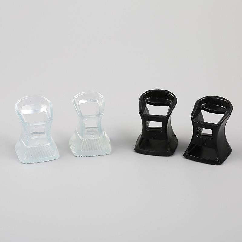 5 Pairs Hard Wearing Anti-slip PVC StoppersShoes High Heel Cover Protectors, Size: L ,Random Colo...