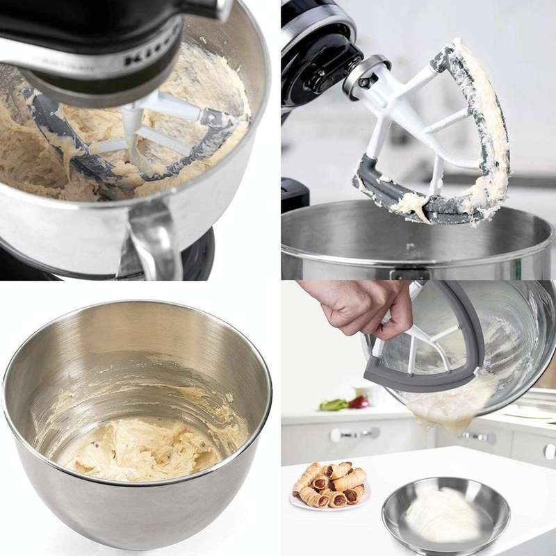 KA-5A For KitchenAid Tilt-Head Mixers 4.5-5QT Flex Edge Beater With Flexible Silicone Edges