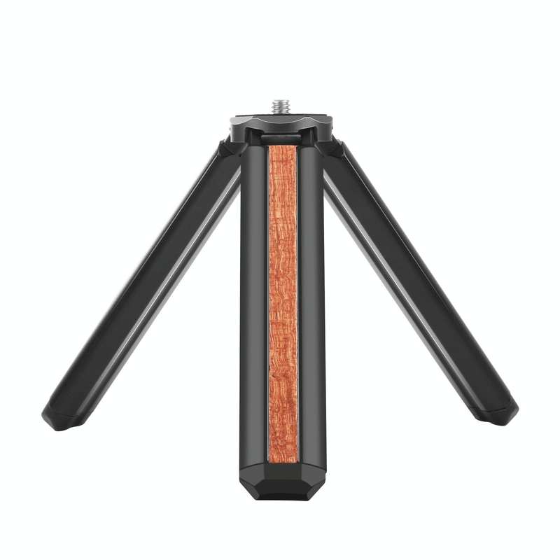 PULUZ Inlaid Wood Desktop Vlogging Live Tripod Holder (Black)