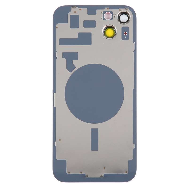 Glass Battery Back Cover with Holder for iPhone 14(Red)