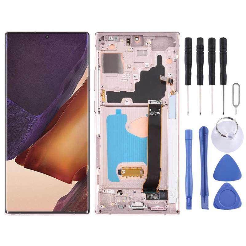 Original Super AMOLED LCD Screen for Samsung Galaxy Note20 Ultra SM-N986(5G Version) Digitizer Fu...