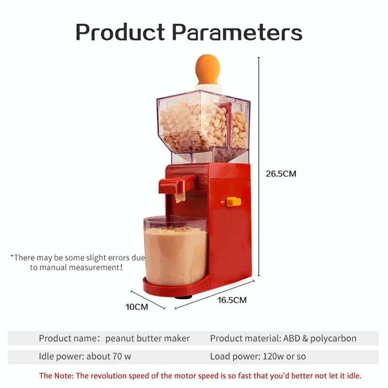 Household Electric Peanut Butter Machine Small Cooking Grinder(EU Plug)