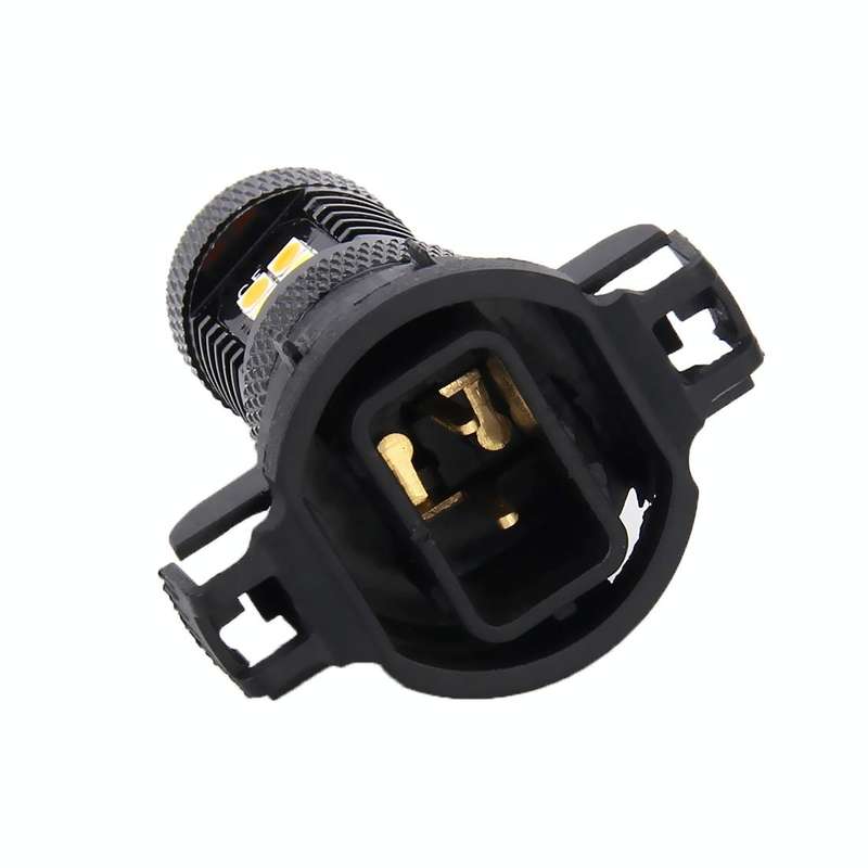 2 PCS Super Bright PSX24W DC 12V 5W 350LM Auto Car Fog Light with 16 SMD-3030 LED Bulbs Lamp, Whi...