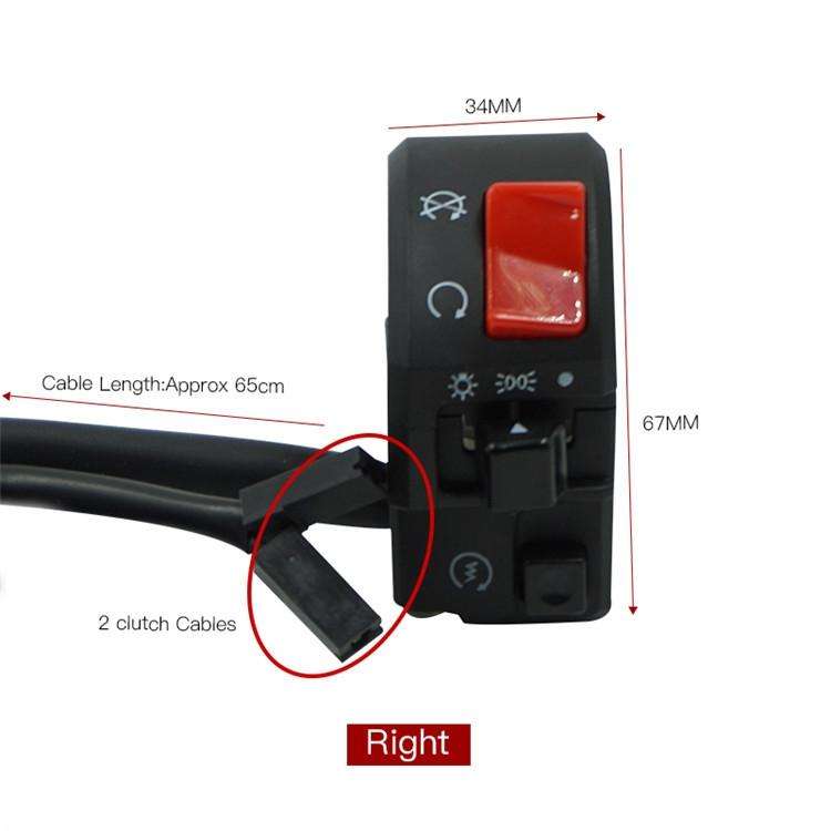 Motorcycle Modification Handle Assembly Universal Switch( Right)