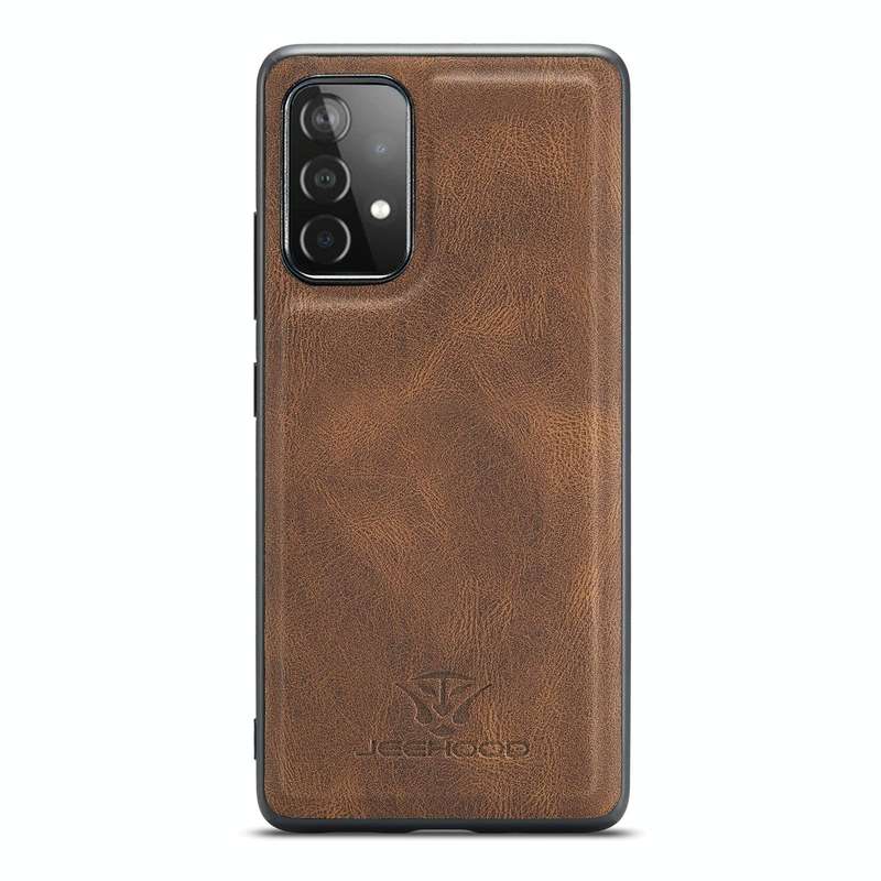 For Samsung Galaxy A33 5G JEEHOOD Retro Magnetic Detachable Phone Case with Wallet & Card Slot & ...