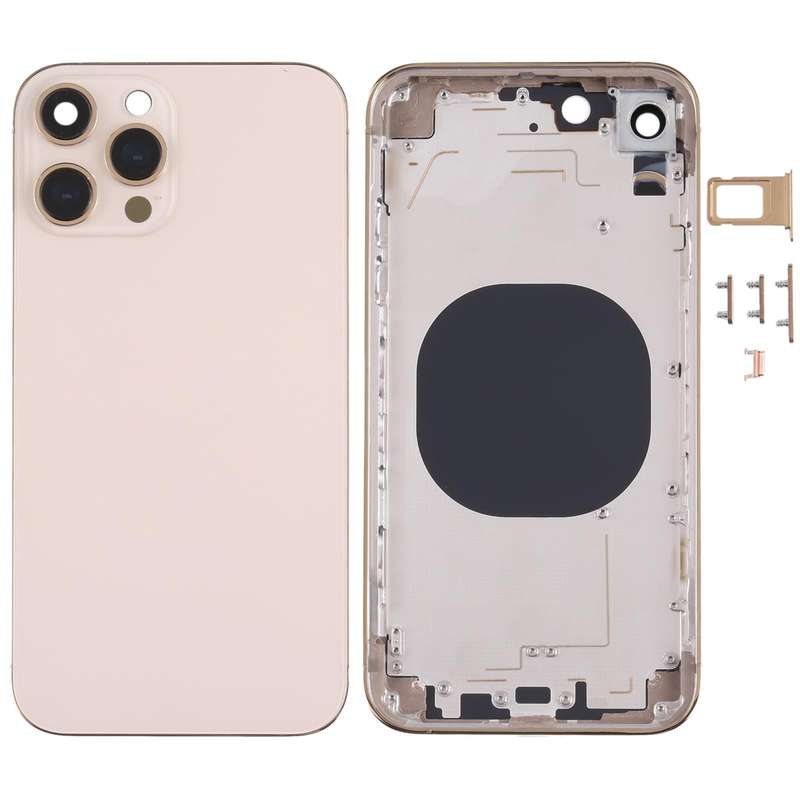 Stainless Steel Material Back Housing Cover with Appearance Imitation of iP13 Pro for iPhone XR(G...