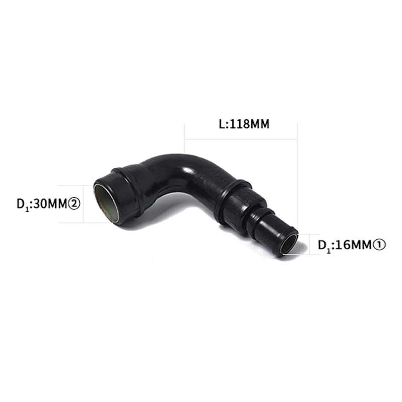6 PCS Car Engine Crankcase Breather Pipe Hose Tube Kit 06A103213AF 06A103221AH 06A103221AF for Au...