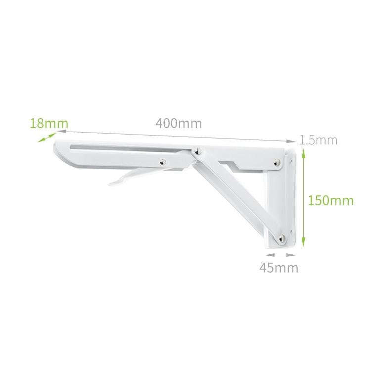 16 inch Wall-mounted Foldable K-shaped Storage Shelf for Dining Table