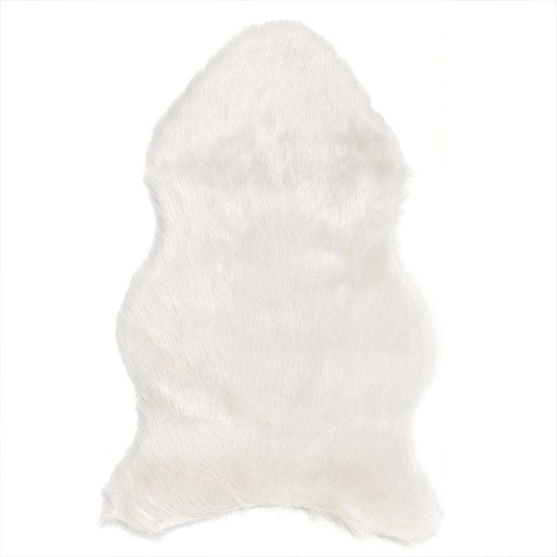 Wool Sofa Cushion Fur Full Sheepskin Carpet Window Decoration Mat, Size: 60x90cm(White Dust)