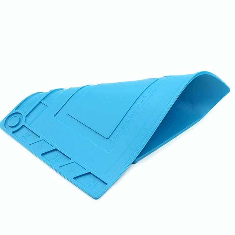 JIAFA S-150 Maintenance Platform Heat-resistant Repair Insulation Pad Silicone Mats with Screws P...