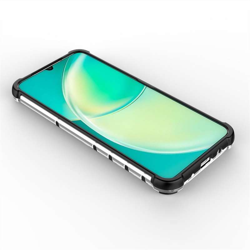 For Huawei Nova Y61 4G Honeycomb Shockproof Phone Case(White)