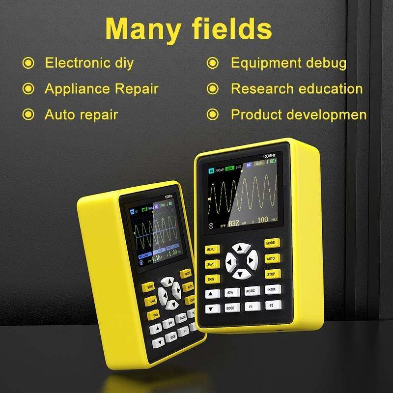 FNIRSI 2.4 Inch IPS Screen 100MHz Digital Oscilloscope(5012H)