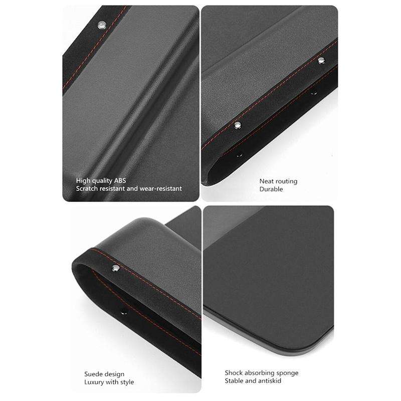 Multifunctional Car Gap Storage Box Car Seat Slit Storage Bag, Style: Co-driving (Black)