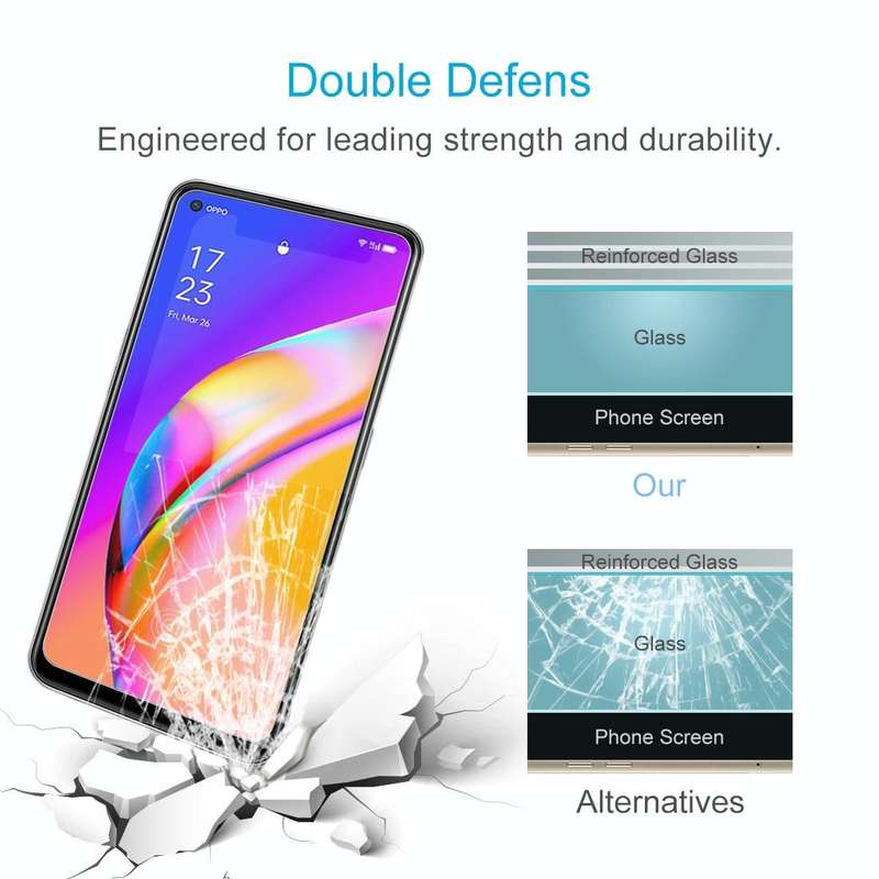 For OPPO F19 Pro / F19 Pro+ 0.26mm 9H 2.5D Tempered Glass Film