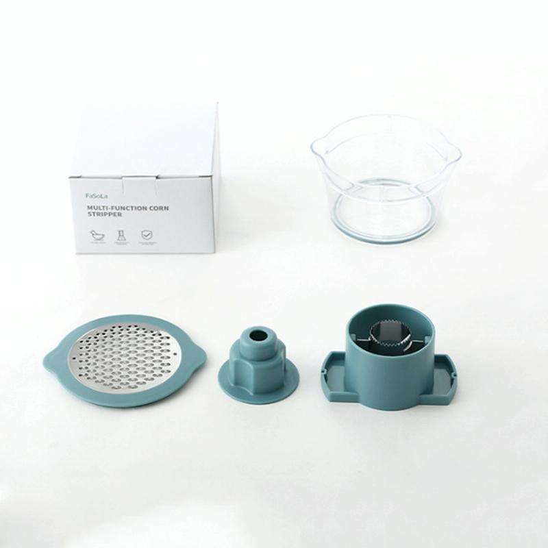 Household Multifunctional Corn Grain Peeler Mud Grinder(Blue)