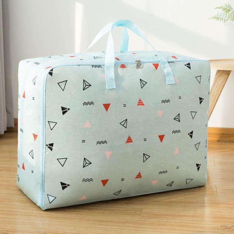Oxford Cloth Quilt Moisture-Proof & Waterproof Storage Bag Zipper Portable Moving Luggage Bag, Sp...