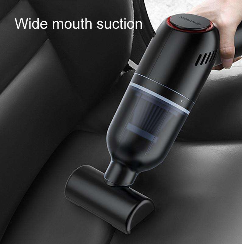 SHANEN 120W 8000Pa Car Vacuum Cleaner Car Wireless Charging High-Power Powerful Mini Handheld Vac...