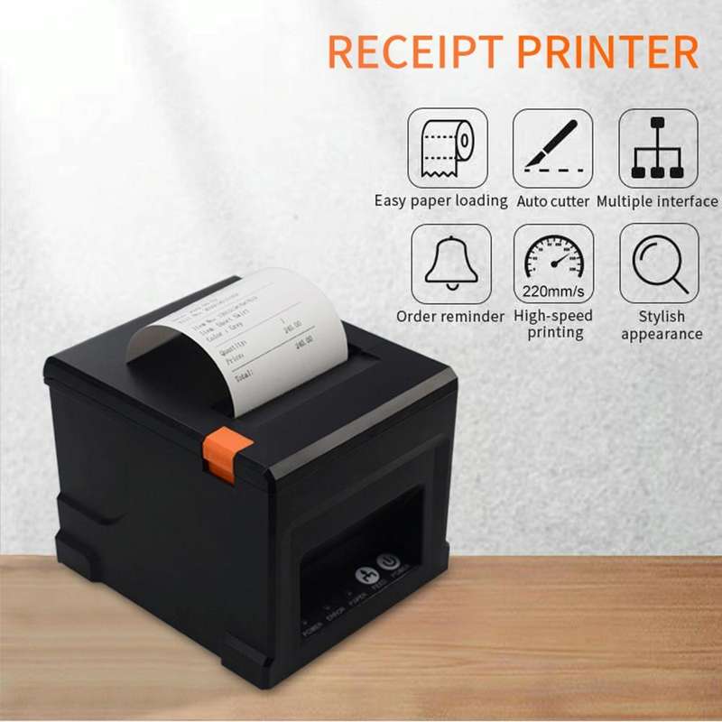 ZJ-8360 USB Auto-cutter 80mm Thermal Receipt Printer(EU Plug)
