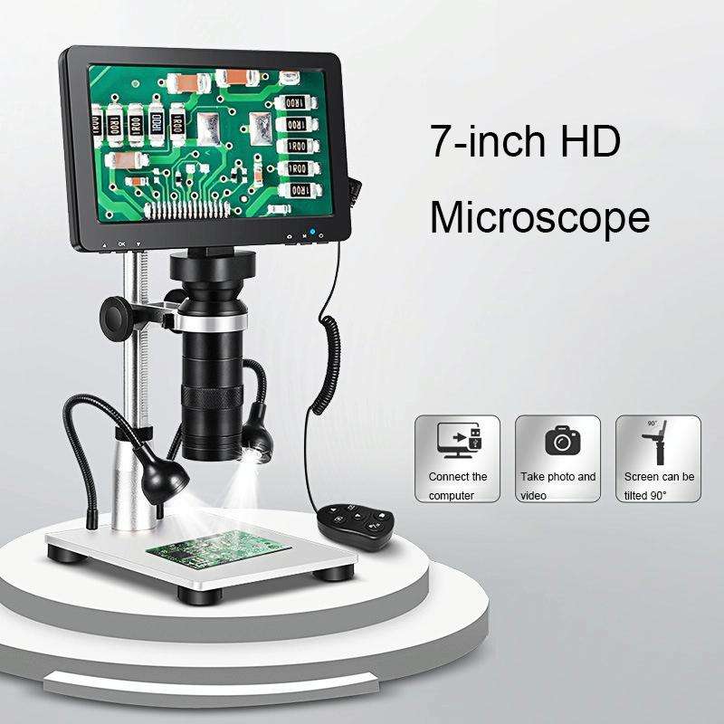 1200X 7-Inch HD Display Multifunctional Maintenance Inspection Digital Microscope(DM9-S)